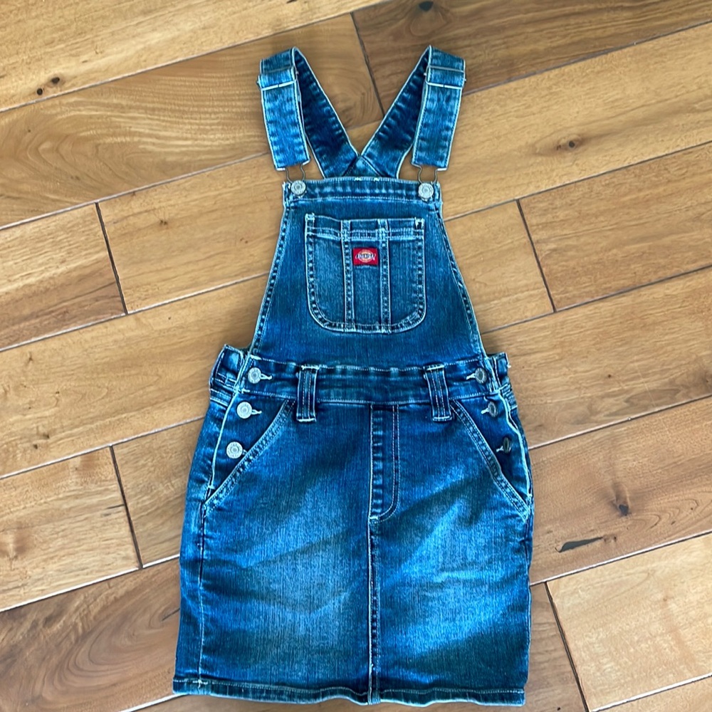 Girls Dickies Overall Dress Size S